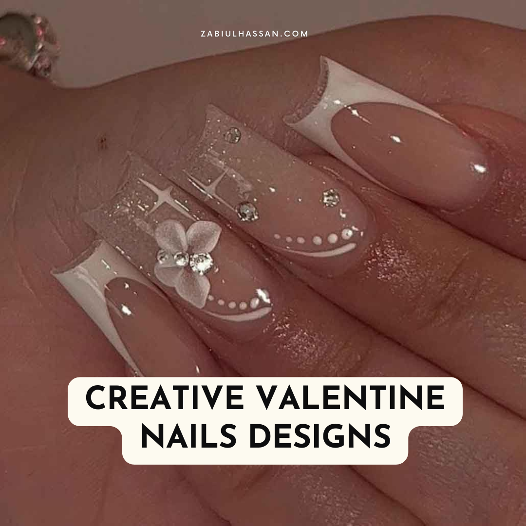 Creative Valentine Nails Design Ideas